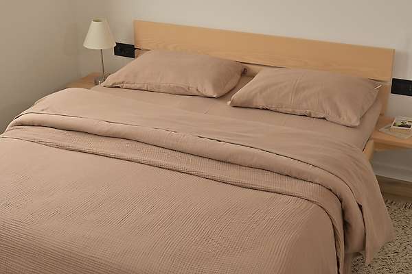 100% Organic Cotton Muslin Fitted sheet 2 / 10