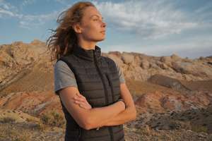 Women’s Ultralight Vest – 150gsm Wool Insulation – 20D Ripstop Shell