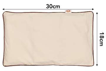 Small organic flax seeds heat pack - 30x18cm