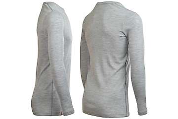 Muška majica dugih rukava slim fit Altai - 100% ekstra fina merino vuna