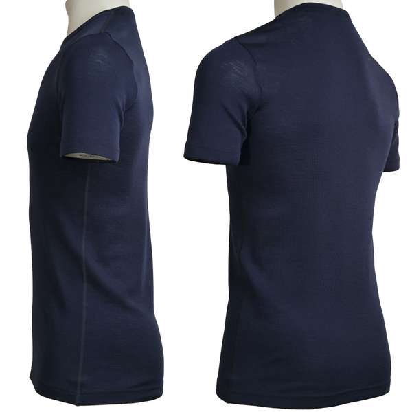 Men's short sleeve slim fit top Altai - 100% extra fine merino 14 / 22