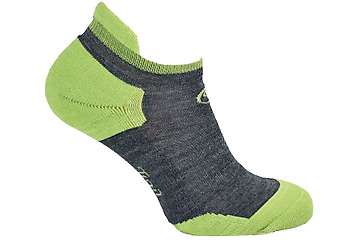 Baikal No-show cushioned sole socks - 52% fine merino