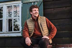 Men’s Vest – Ultralight – Wool-Quilted 150g/m² – 20D Ripstop Nylon Shell