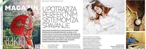 In search of the perfect sleep system, article in Galen pharm