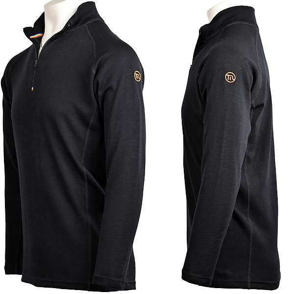 Muška majica zip kragna dugih rukava Altai - 100% ekstra fina merino vuna 12 / 29