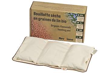 Small organic flax seeds heat pack - 30x18cm
