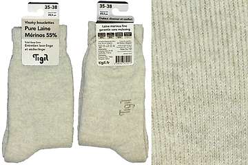 Visoky thermal medium weight socks - 55% fine merino