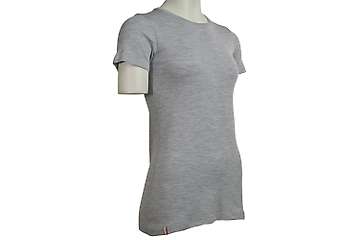 Women's short sleeve slim fit top Altai - 100% extra fine merino