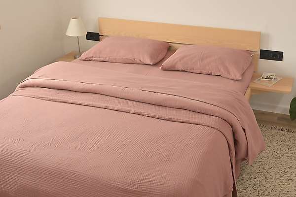 100% Organic Cotton Muslin Fitted sheet 6 / 10