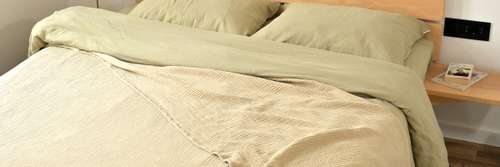 Blankets, Organic cotton bedding : Coverlet