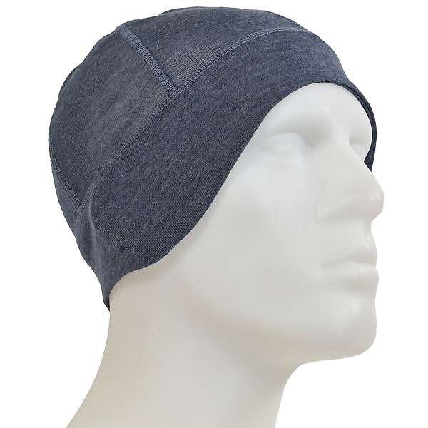 Lightweight beanie Ural ears extension - 50% Merino/50% Tencel - 23x23cm - Unisex 7 / 9