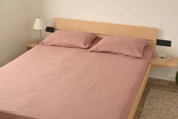 100% Organic Cotton Muslin Fitted sheet 5 / 10