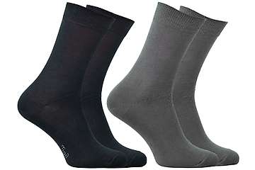 Opala čarape duge - 98% organski pamuk - jednobojne - set od 2