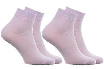 Socks Opala Ankle - 98% org. cotton - unicolor - set of 2 pairs