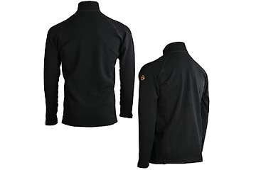 Unisex long sleeve slim fit zip neck top Elbrus - 88% extra fine merino