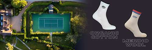 Cotton sport socks, Outlet : Koslan Crew Tennis