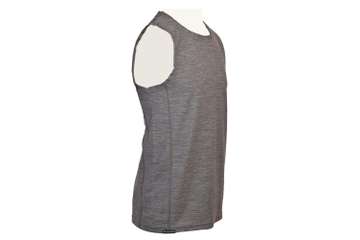 Men's 100% Merino Wool Sleeveless Shirt – Relaxed Fit, 190gsm Jersey