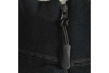 Unisex long sleeve slim fit zip neck top Elbrus - 88% extra fine merino