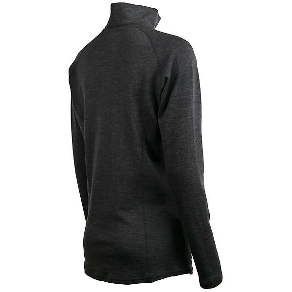 Women's long sleeve zip neck top Altai - 100% extra fine merino 24 / 29