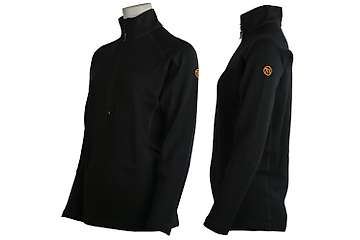 Unisex long sleeve slim fit zip neck top Elbrus - 88% extra fine merino