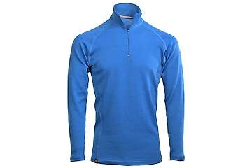 Muška majica zip kragna dugih rukava Altai - 60% ekstra fina merino vuna / 40% cordura