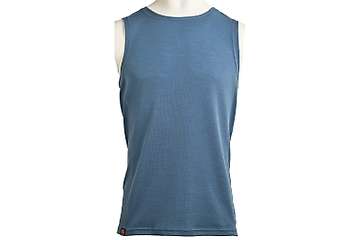 Men's sleeveless relaxed fit T-shirt Ural - 50% merino / 50% Tencel