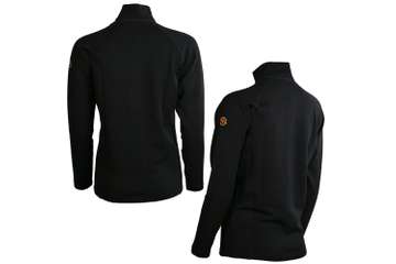Unisex long sleeve slim fit zip neck top Elbrus - 88% extra fine merino