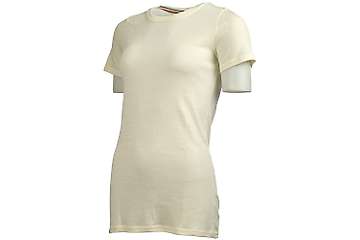 Women's short sleeve slim fit top Altai - 100% extra fine merino