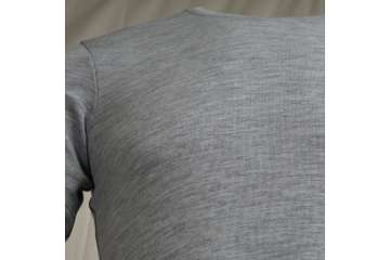 Men's short sleeve slim fit top Altai - 100% extra fine merino