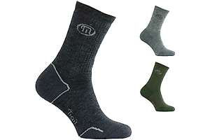 Baikal crew fully cushioned socks - 57% fine merino