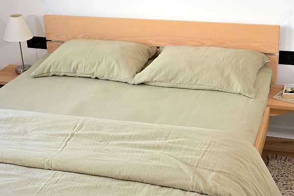 100% Organic Cotton Muslin Fitted sheet 4 / 10