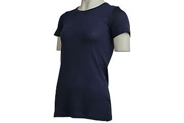 Women's short sleeve slim fit top Altai - 100% extra fine merino