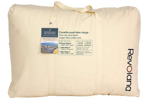 Ninaja – lightweight pure new wool duvet, 200g/m² 6 / 6
