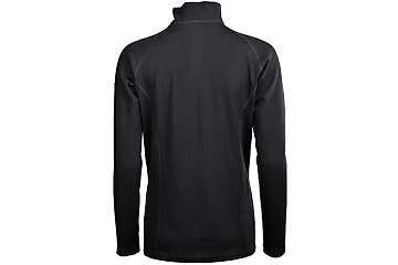 Women's long sleeve zip neck top Altai - 100% extra fine merino