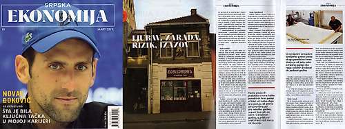 Company Ecovolve manufacturing Revolana in Serbia featured in Srpska Ekonomija