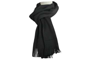 Šal sa resicama Kuril - 100% fina merino vuna -  180x25cm - unisex