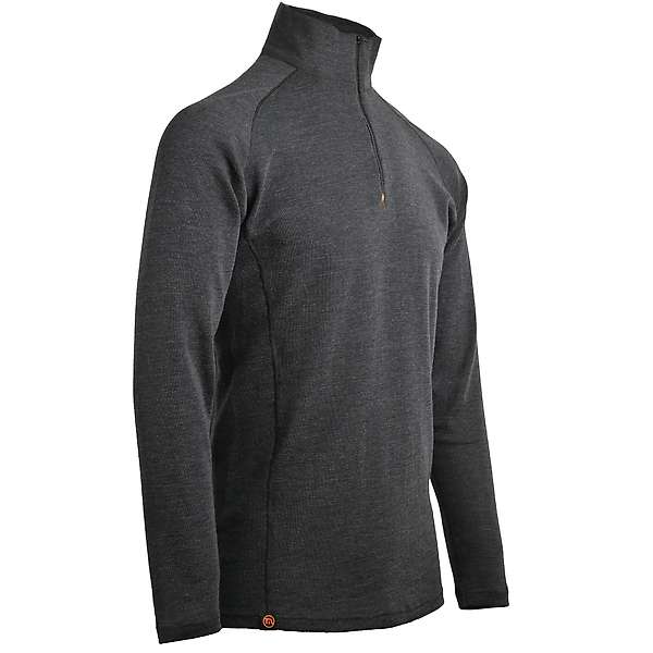 Muška majica zip kragna dugih rukava Altai - 100% ekstra fina merino vuna 25 / 29