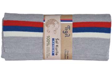 Scarf Kuril Patriot - 100% extra fine merino - 170x25cm - unisex