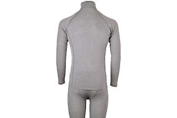 Muška majica zip kragna dugih rukava Altai - 100% ekstra fina merino vuna