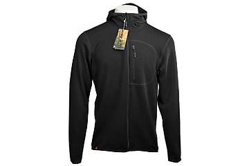 Unisex Merino Wool Active Hoodie with Zipper - Katun - 87% Merino Corespun