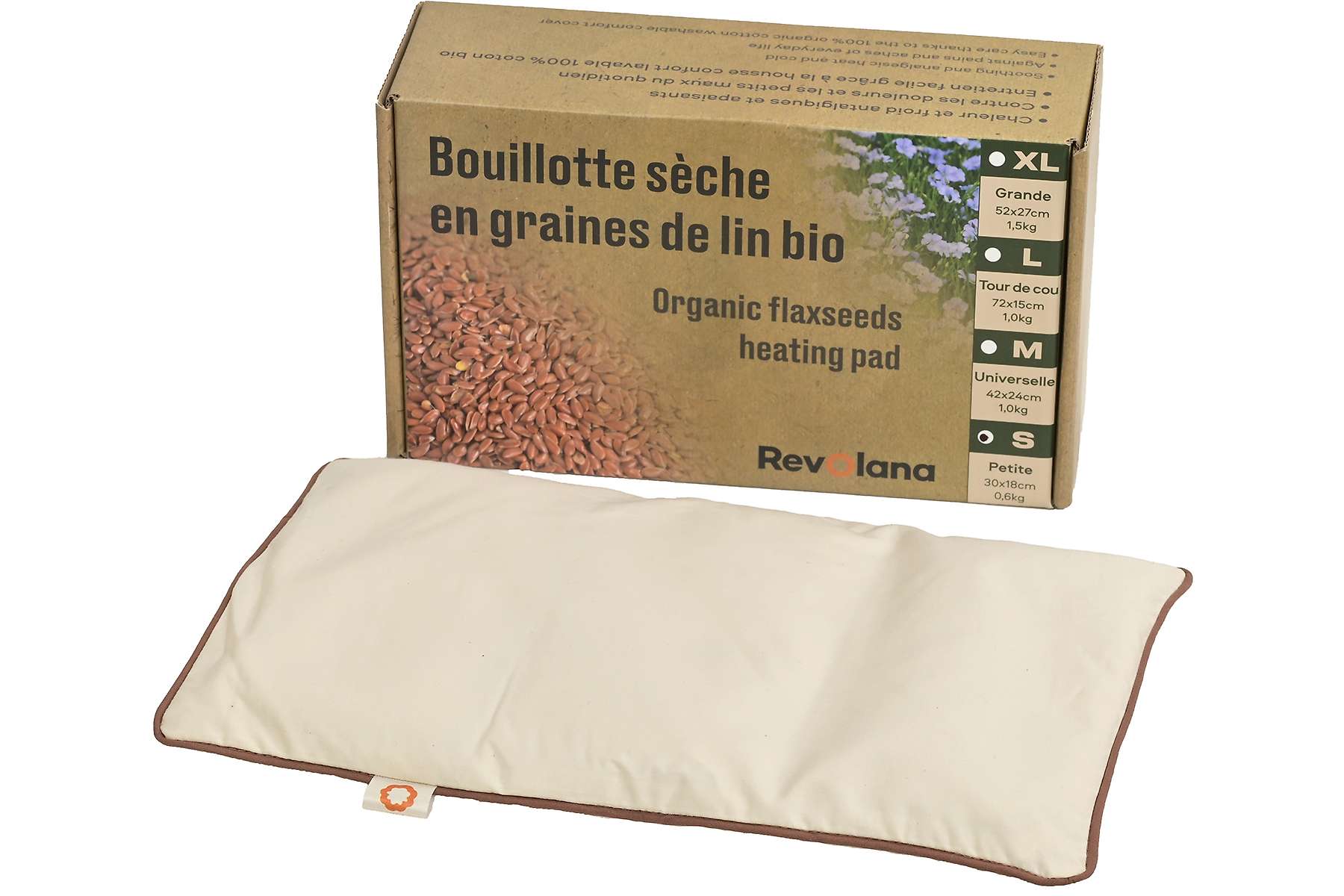 La Bouillotte Sèche 100% Lin Standard - Kaki