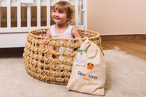 Knited organic cotton baby blanket - 70x100cm 5 / 7