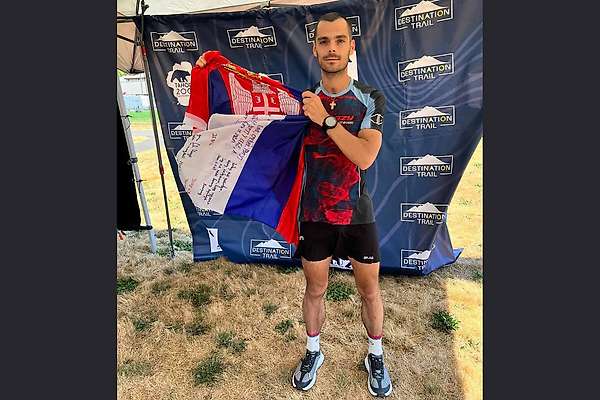 Baikal Crew light merino running socks - Patriot - 65% fine merino 5 / 5