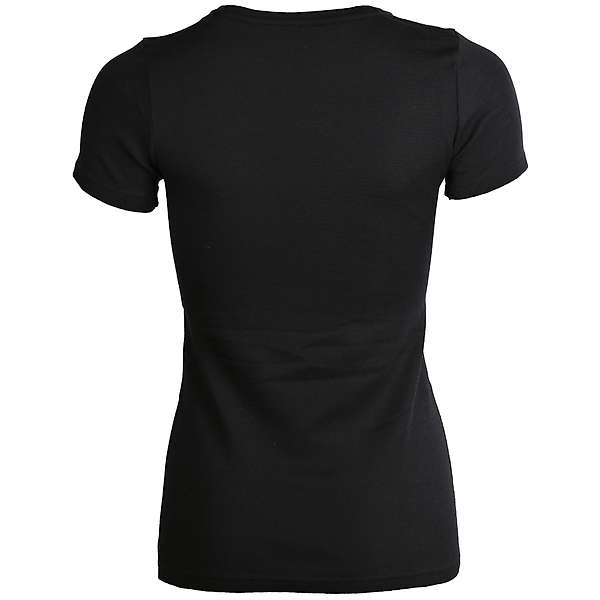 Women's short sleeve slim fit top Altai - 100% extra fine merino 29 / 32