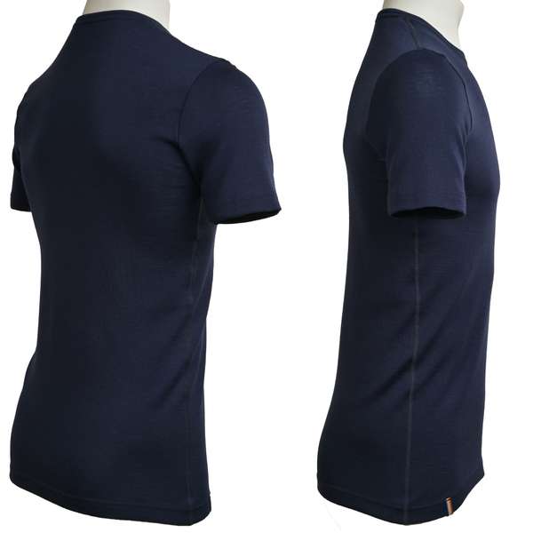 Men's short sleeve slim fit top Altai - 100% extra fine merino 12 / 22