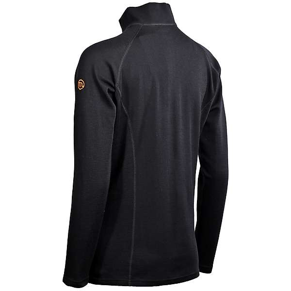 Women's long sleeve zip neck top Altai - 100% extra fine merino 12 / 29