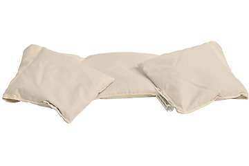 Neck and shoulders organic flax seeds heat pack - 72x15cm