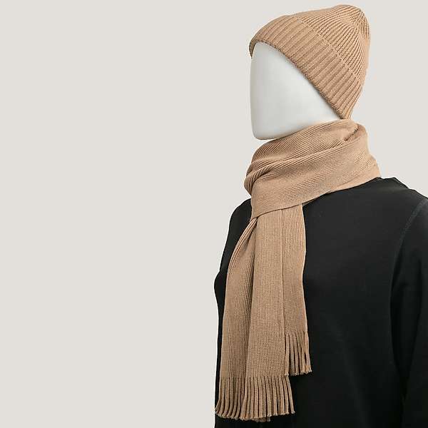 Kuril Beanie and Scarf Set - 100% Merino Wool 11 / 13