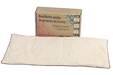Grande Bouillotte sèche 52x27cm en graines de lin bio