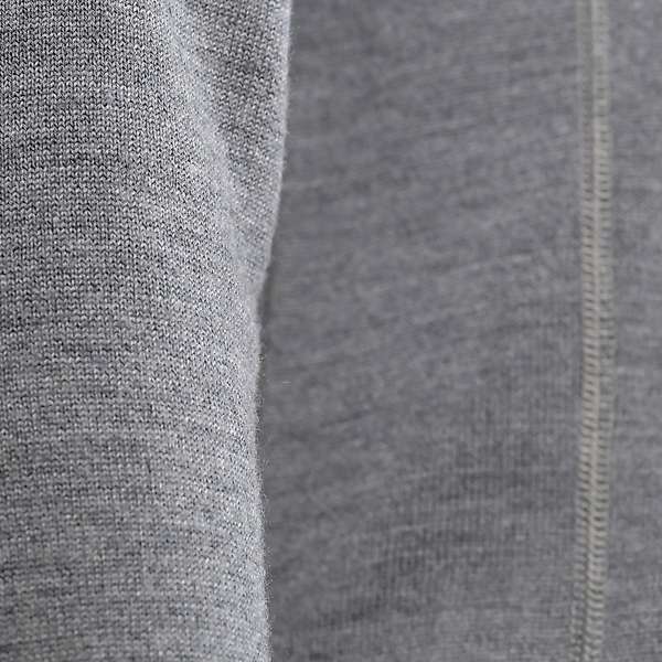 Men long sleeve slim fit zip neck top Elbrus - 100% extra fine merino 7 / 10